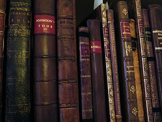 Books from Dr Johnson's House library